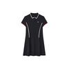 Athletics Short Sleeved Dresses Women's Royal Blue Polo Collar Moderate Short A11W223303F-NV