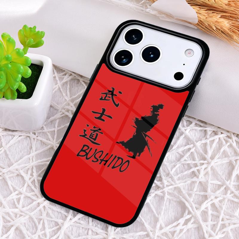 Bushido und Japanische Sonne Handyhülle für iPhone 17 Air 16 15 11 12 14 13 Pro Max Stoßfeste Hülle