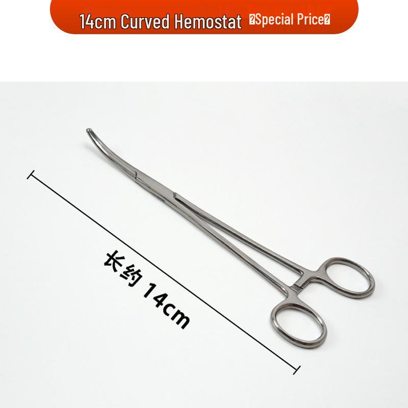 Stainless Steel Hemostatic Forceps - Straight/Curved Head, Surgical/Vascular Use, In Stock