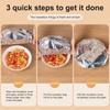 50Pcs Aluminum Foil Film Food Cover Elastic Disposable Food Grade Covers Fresh-Keep Lid Fruit Vegetable Storage Saran Wrap