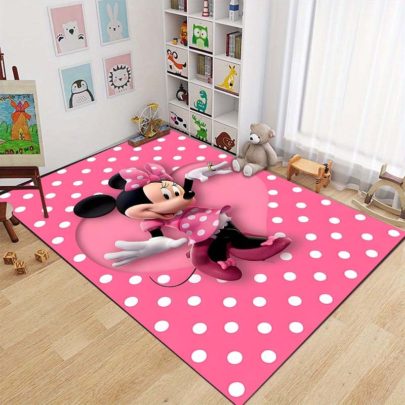 3D M-Minnie M-Mickey Mouse Bedrukte Vloerkleed Tapijt voor Woonkamer Slaapkamer Vloermat Decor Verassing Cadeau voor Jongens en Meisjes Potdemiel