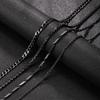 18K Gold-Plated Stainless Steel Cross Necklace for Men - Hip Hop Cuban Twist Chain Jewelry