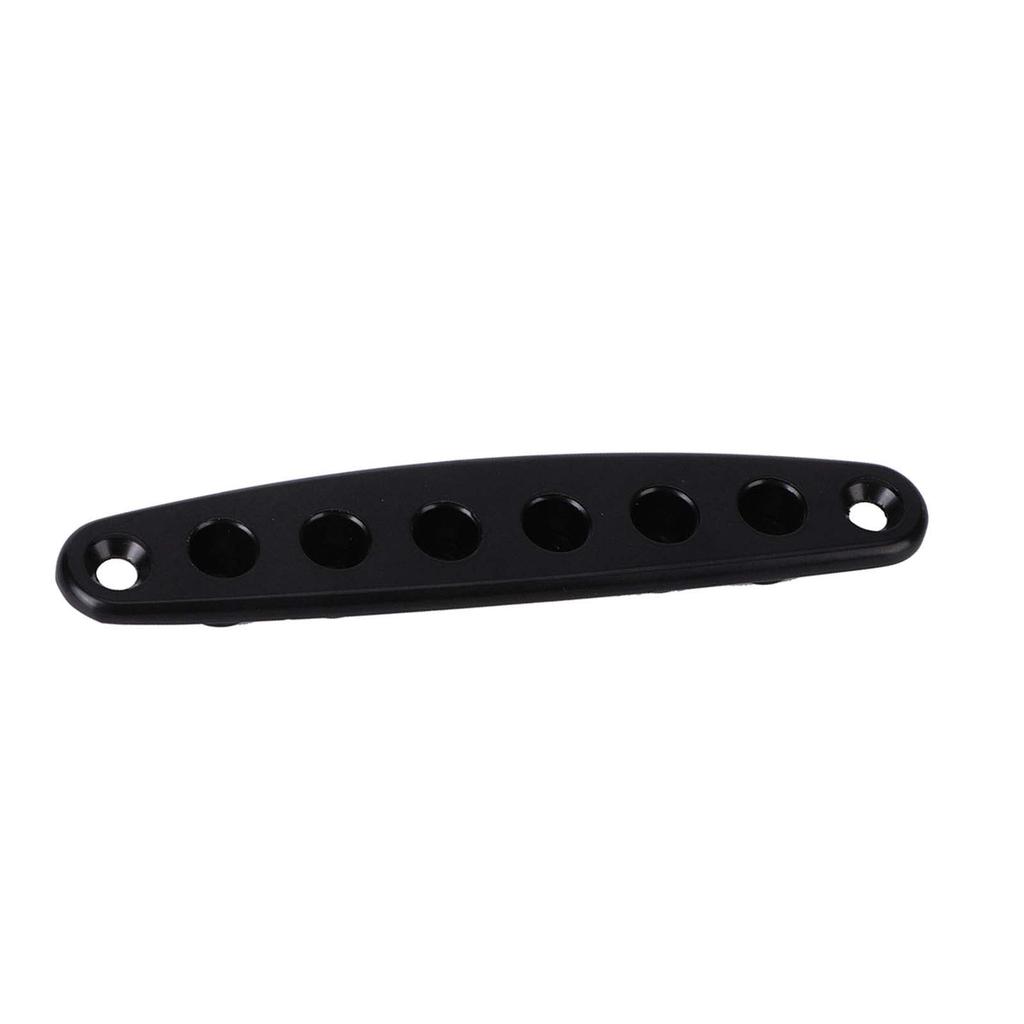 Guitar String Through Plate Mounting Ferrules Zinc Alloy Electric Bass Guitar PartsBlack