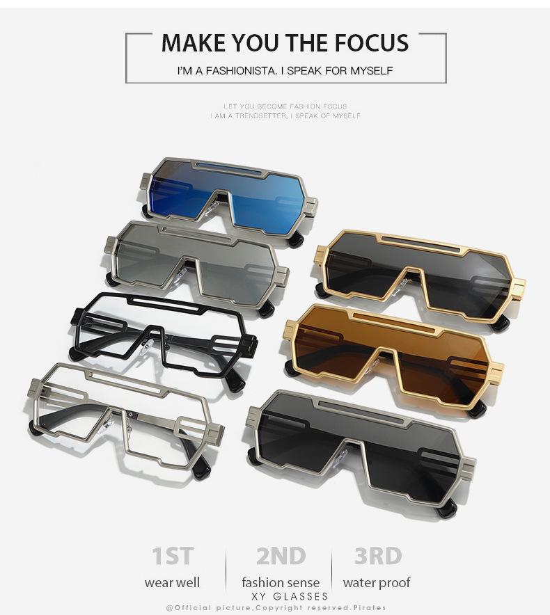 Retro Steampunk Irregular Sunglasses: Unisex 2024 Fashion Trend