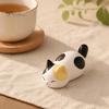 Decorative Magnetic Decor 3D Lying Cat Refrigerator Magnet, Cartoon Kitten Resin Fridge Animal Non-slip Whiteboard Magnets for Cabinet Locker,