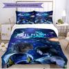 3pcs Duvet Cover Set (1*Duvet Cover + 2*Pillowcase, Without Core), Final Fantasy Print Soft All‑Season Bedding Set, Home Bedroom Decor Gift