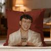 Hot QQuevedoed Cushion Cover Soft Washable Pillow Case Multi-Scene for Couch Bed Travel Office Use