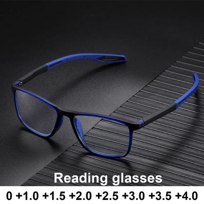 Flexible TR90 Sports Presbyopia Glasses Luxury Elastic Men Women Far Sight Eyewear Vintage Finished Reading Eyeglasses Diopter