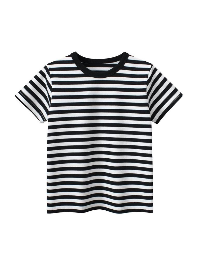 27kids Summer Striped Short Sleeve T-shirt for Children