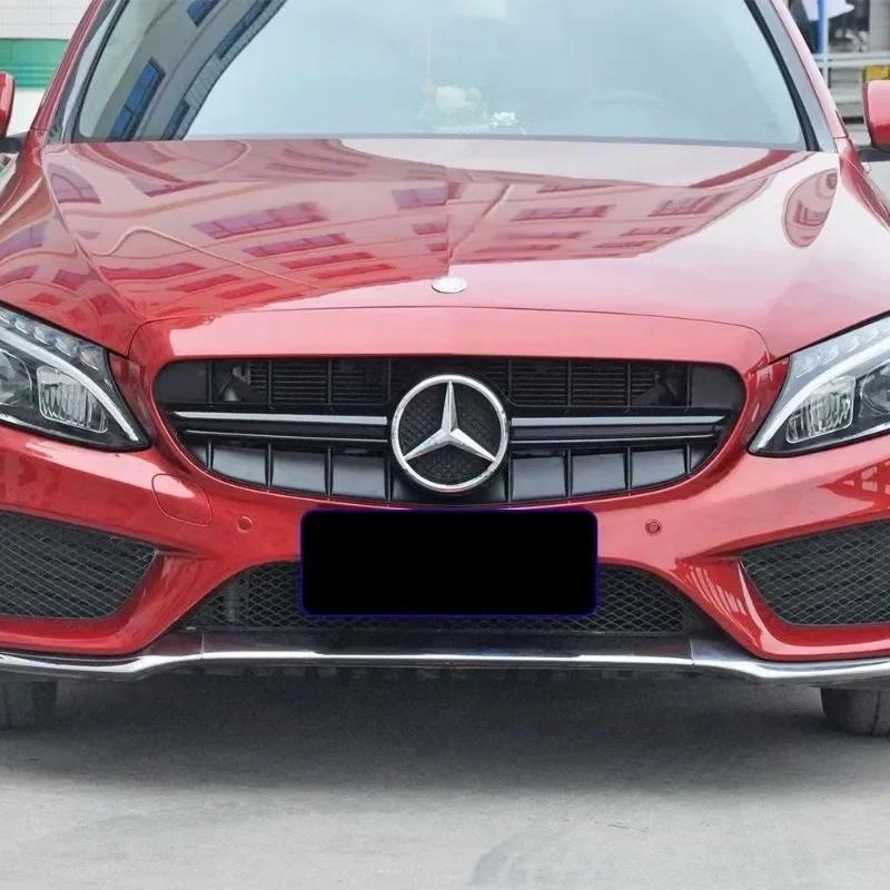 Black Border and Silver Border Decoration Car Front Grilled Star Emblem Logo for Mercedes Benz W166 X205 GLS350 550 AMG/GLS63