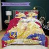 Versailles Rose Love Pattern Bedding uilt Set uilt Cover Pillowcase Home Decoration Birthday Gift (1 * duvet cover + 2 * pillowcase without core)238