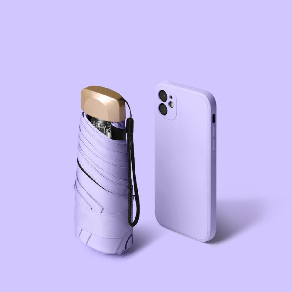 Lightweight Mini Sun Protection Umbrella Anti-UV Folding Sun Umbrella  Children