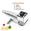 Rotary Cylinders Stainless Steel Cheese Grater Vegetable Cutter Slicer Shredder