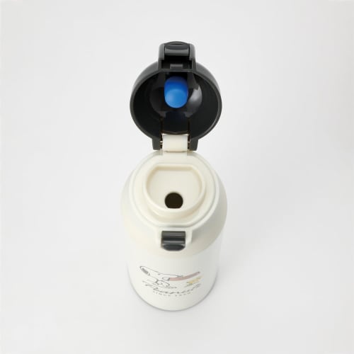 Skater 500ml Stainless Steel Mug Bottle with Snoopy Badge (SDPC5-A)