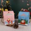 Cute Nougat Cookie Candy New Year Xmas Gifts Bag Christmas Handbag Packaging Boxes Gift Basket