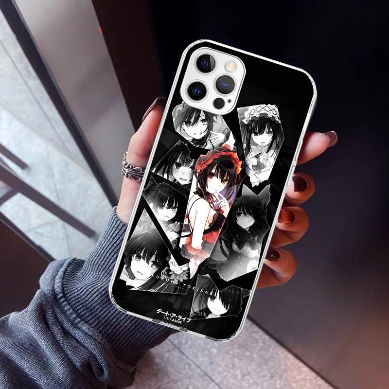 

Date A Live Tokisaki Kurumi Phone Case For iPhone 17 Air 11 13 Mini 14 15 Plus 16 12 Pro Max 16E SE 7 8 Pattern Soft TPU Back Co iPhone 16 Plus