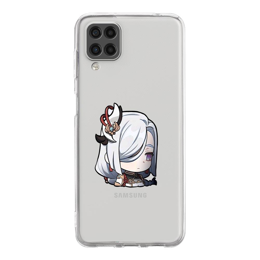 

Phone Case For Samsung A13 A33 A35 A55 A73 A53 A23 A51 A71 A21S A12 A31 A41 A05s A15 A25 5G Cover Kawaii Cartoon Genshin Impact Samsung A33 5G