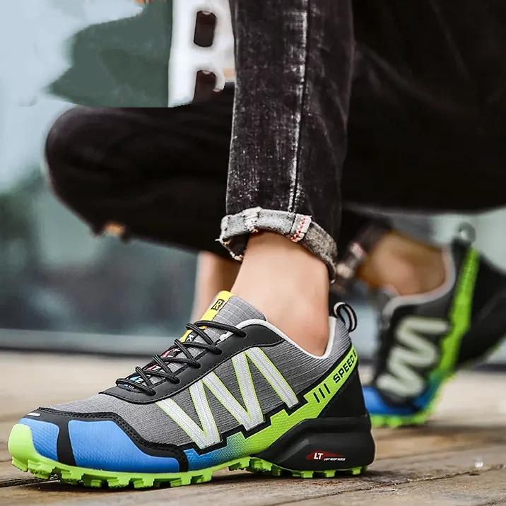 Outdoor Men's Shoes Trail Running Shoes Running Shoes Fashion Model Mountain Climbing and Hiking Activities Casual Shoes Anti-slip