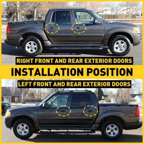 Outside Door Handle Fit Ford Explorer Sport Trac 2001-2005 For Left Right US EXV