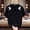 Trendy Brand Short-Sleeved Pure Cotton Men'S Printed T-Shirt Trendy Men'S And Women'S Versatile Round Neck T-Shirt Men'S