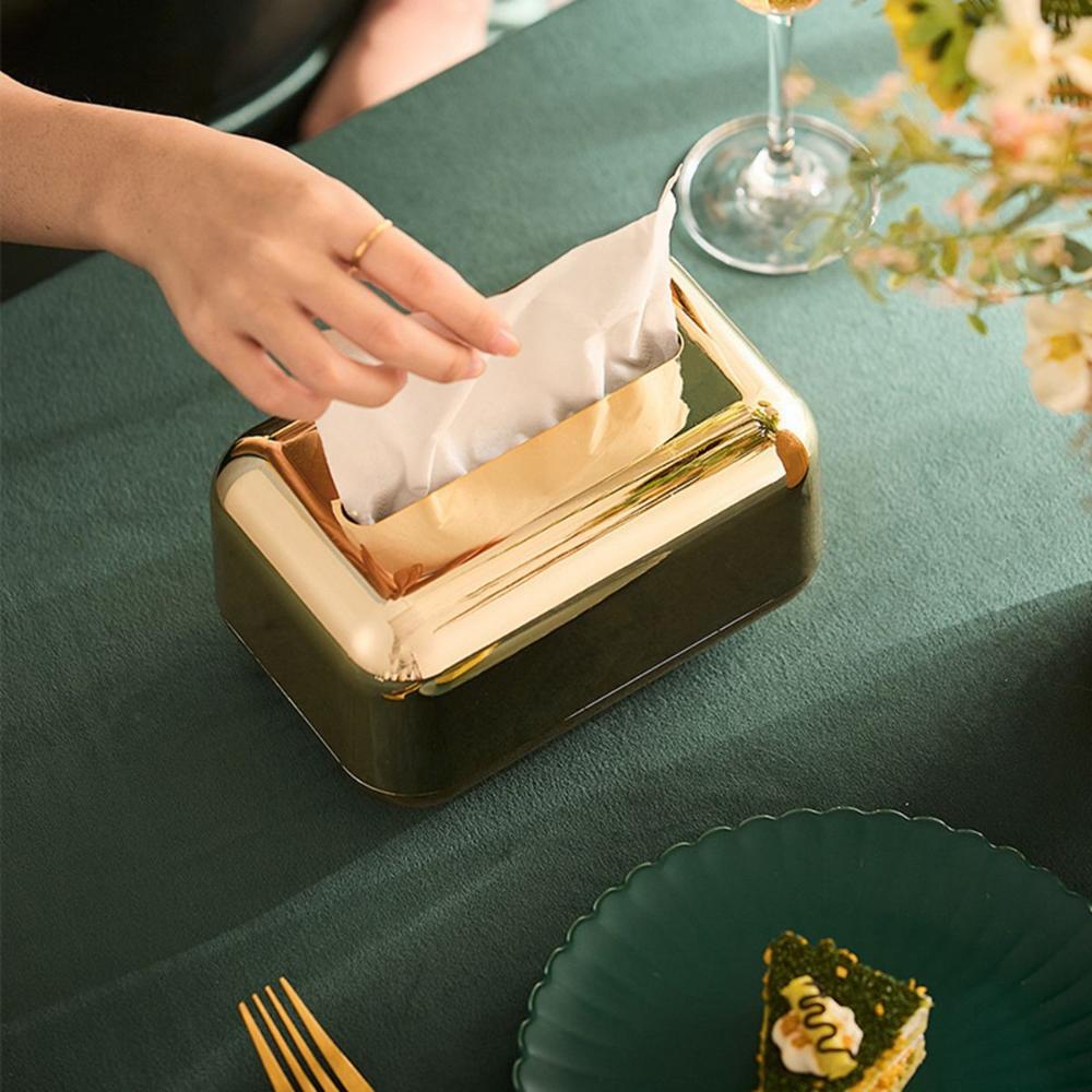 

Hotel Modern Bathroom Luxury Napkin Box Paper Towel Dispenser Wipes Storage Case Tissue Holder серебряный