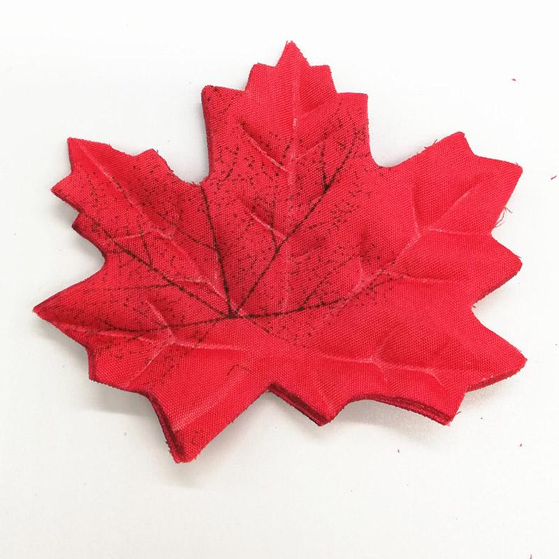Party Artificial Maple Leaves Props Decoration Indoor Outdoor Office Photography Plants Silk Interior Odor-Free