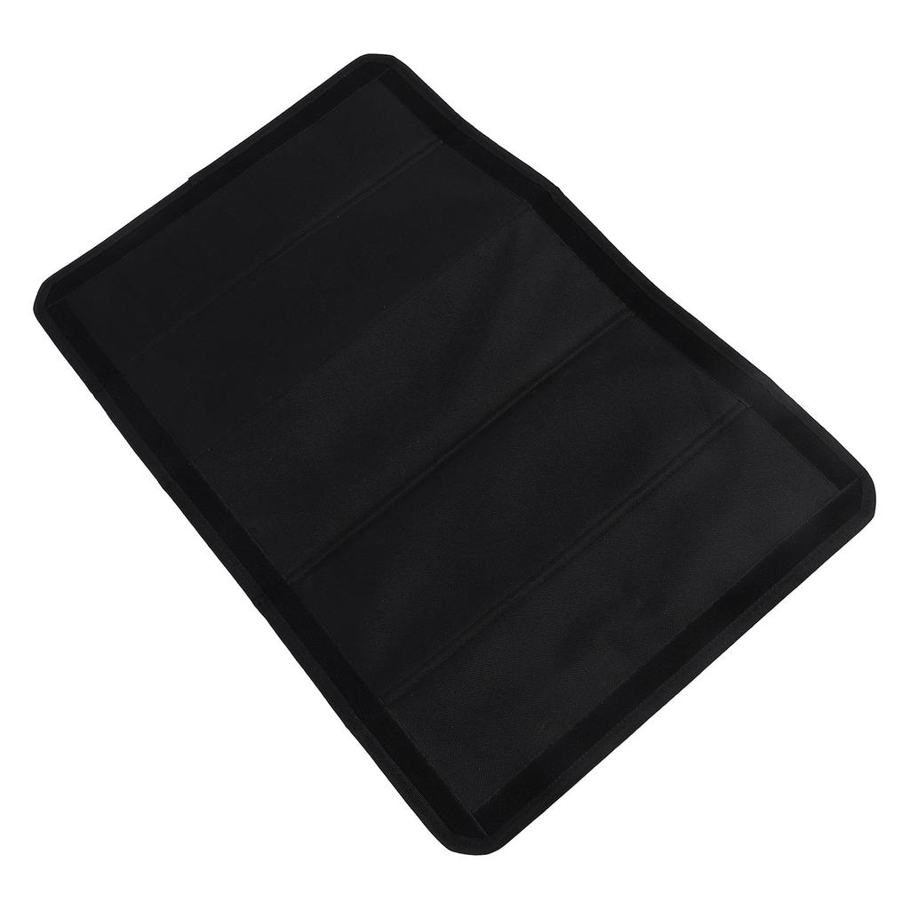 64 x 41cm Wohnmobil Türfenster Sonnenschutz Schwarz Sichtschutz Faltbare Verdunklungsfensterabdeckung für Wohnmobilfenster Magnetisch