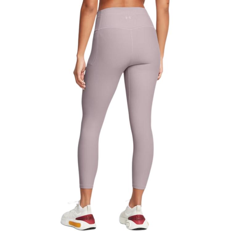 Under Armour Meridian Soft Comfortable High Waist Leggings Women Leggings Lithe-Gray 1386467-015