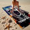Clown Horror Strandtuch, Super Weiche Mikrofaser, Geschenk für Sie/Ihn, Geburtstag, für Pool, Strand, Reisen, Heimdeko Fanartikel