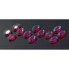 12 Pcs CERTIFIED Ruby Loose Gemstones Red Oval Shape 7x5 Mm Each Lot Az-495395
