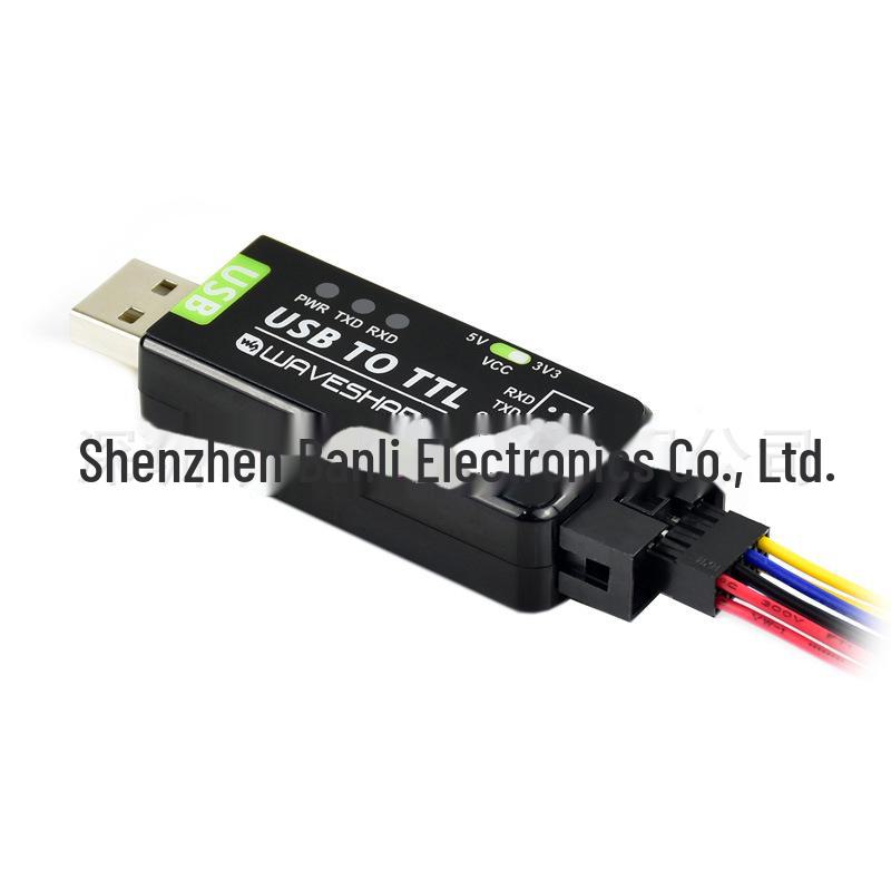 Industrial-Grade USB To TTL Module with Original FT232RL, Multi-Protection Circuits, and System Compatibility.