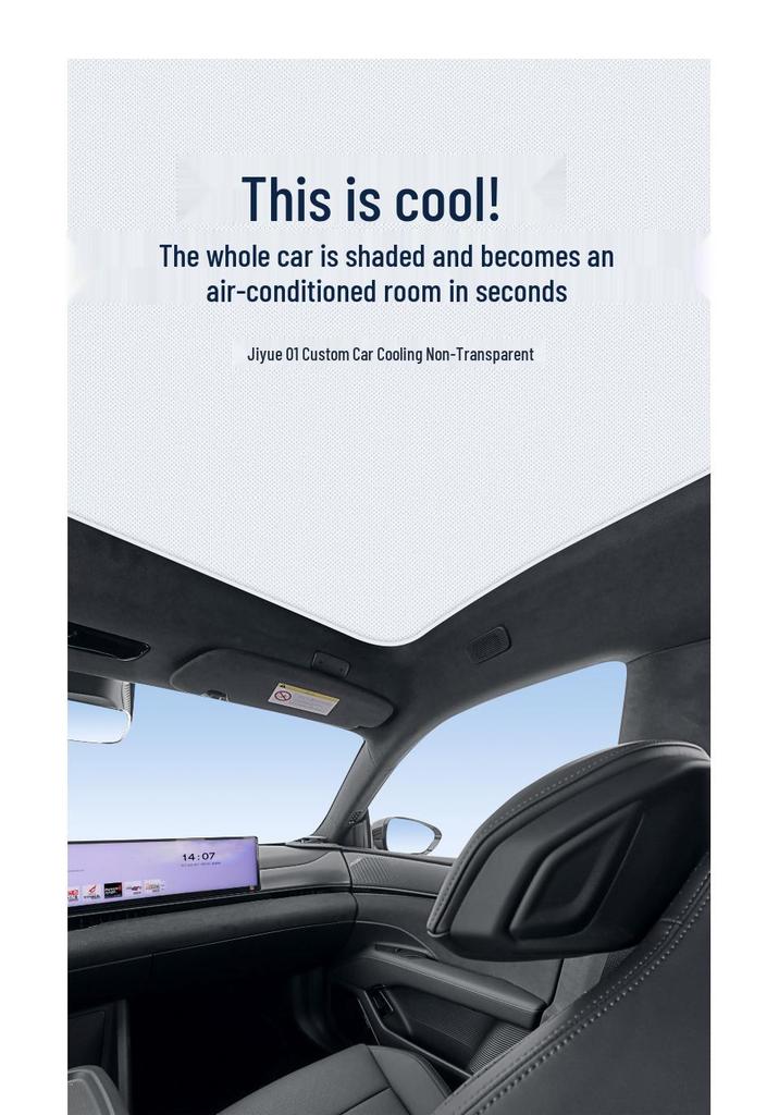 Jiyue 01 Silicone Suction Sunroof Sunshade