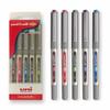 Uni-ball Eye UB 157 Rollerball Pen Wallet Pack - 5 Colors, 0.7mm Tip, Smooth Writing for Office, Home & School