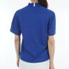 New Balance Short Sleeve Mock Neck Golf Shirt Quick 2 Women's (Moisture Wicking, Drying, Stretch) / 012-5166511 114_Blue [L]