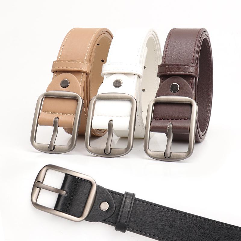 New Versatile Women's Belt, Fashionable and Casual Style, Pin Buckle Belt, Women's Jeans with Unisex Belt