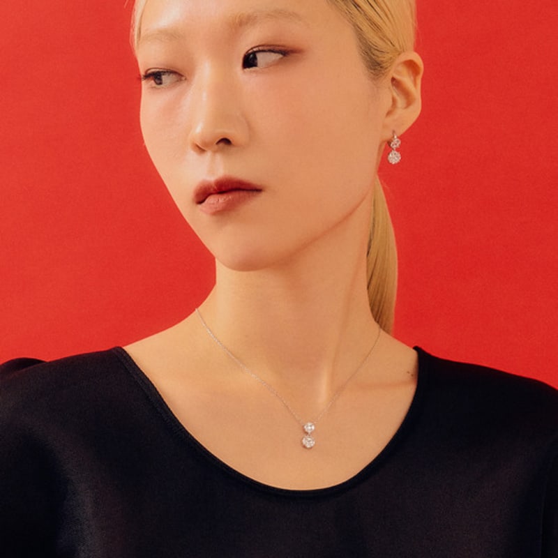 JYDDM 925 4-Prong Modern Point Necklace