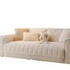Honeycomb Fleece Sofa Cushion Autumn And Winter New Straight Row One-Piece Seat Cushion Winter Thickened Plush Sofa Cover Cover Cloth