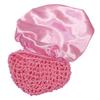 Reversible Bonnet Satined Bonnet Hat Hair Wrap Reversible Mesh Skull Hat For Long Curly Braided Hair Sleep Headpiece