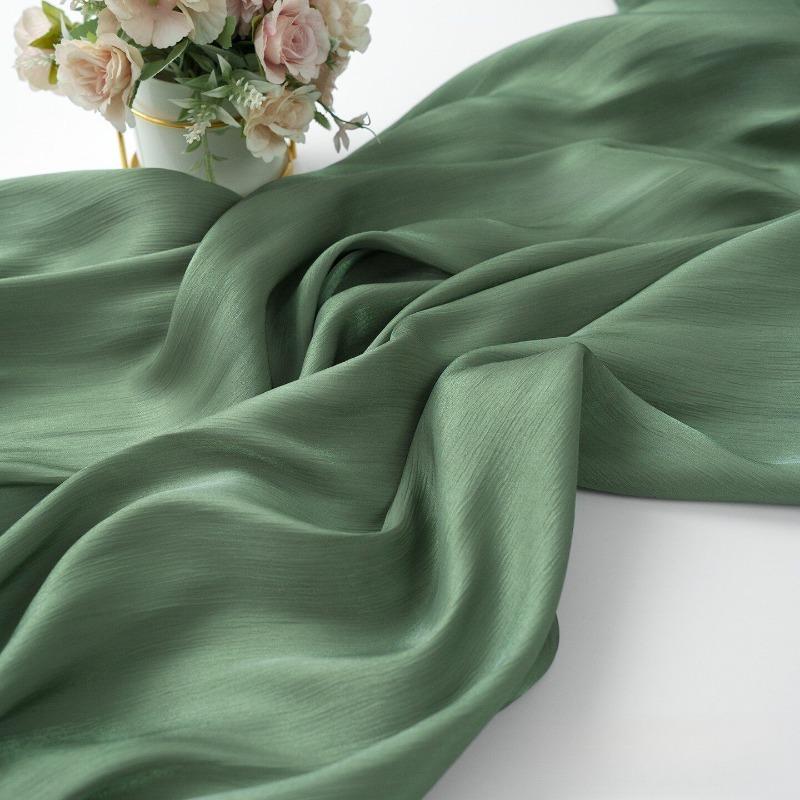 1/3/5m Soft Eugen Cotton Fabric Designer Fabric Solid Color Polyester Fabric, Sewing Material for Summer Dress and Lining Cloth