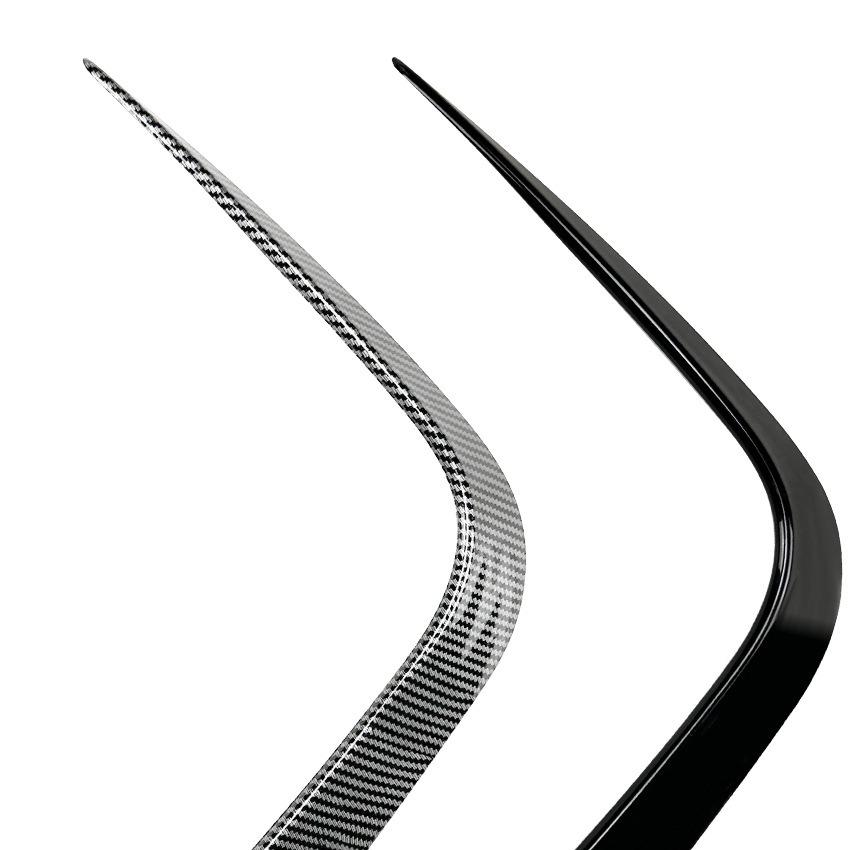 Carbon Fiber  Car Rear Bumper Splitter Side Spoiler Air Vent Wind Knife Body Kits For BMW 2 Series M2 F87 2016-2025 Accessories