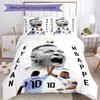 Star Player Kylian Mbappé Comforter Cover Set Design for Playroom Machine Washable Perfect Gift for Friends Family