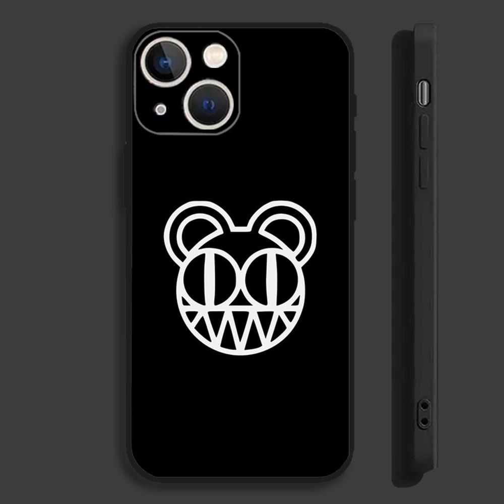 

Rock Band R-Radiohead Phone Case For iPhone 16,15,14,13,12,11,Pro,Max,Plus,Mini,X,XS,XR,8,7,6,S,SE Soft Black Case iPhone13mini