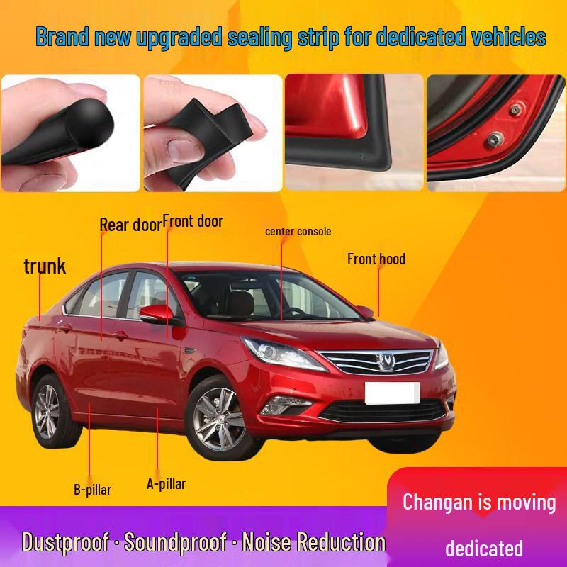 Changan EADO PLUS XT Car Door Sealing and Soundproofing Strip Eado [2012-2017] + Four-Door Set