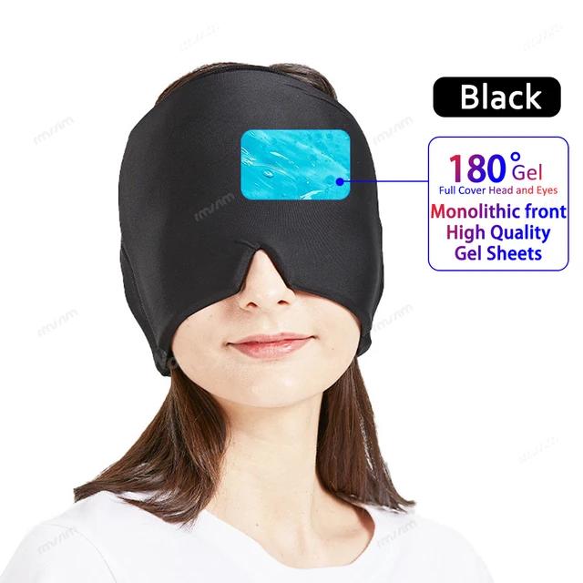 

New Migraine Relief Hat headache hat Gel Hot Cold Therapy Ice Cap For Relieve Pain Ice Hat Eye Mask Stress Pressure Pain Relief чёрный