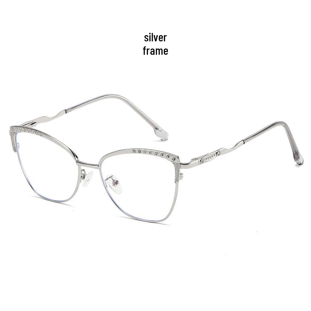 2025 Women s Luxury Cat Eye Photochromic Blue Light Glasses Anti-Blue Light
