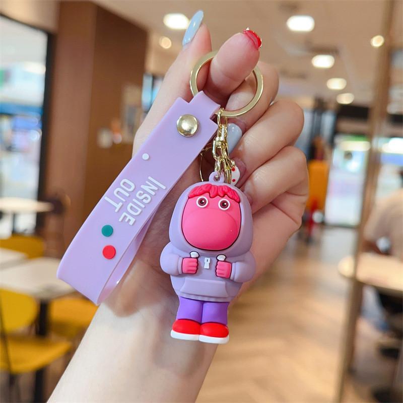 Adorable Pvc Inside Out Keychain Cartoon Accessory Perfect For Gifts And Parties