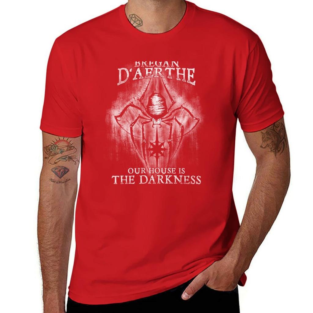 Bregan D'aerthe Unser Haus ist Dunkelheit Drow Söldner Menzoberranzan Jarlaxle Die Unterwelt T-Shirt Bluse schwarz Herren T-Shirts