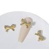 3pcs Nail Art Charms Nail Crystals Charms Bowknot Nail Rhinestones Nail Jewels