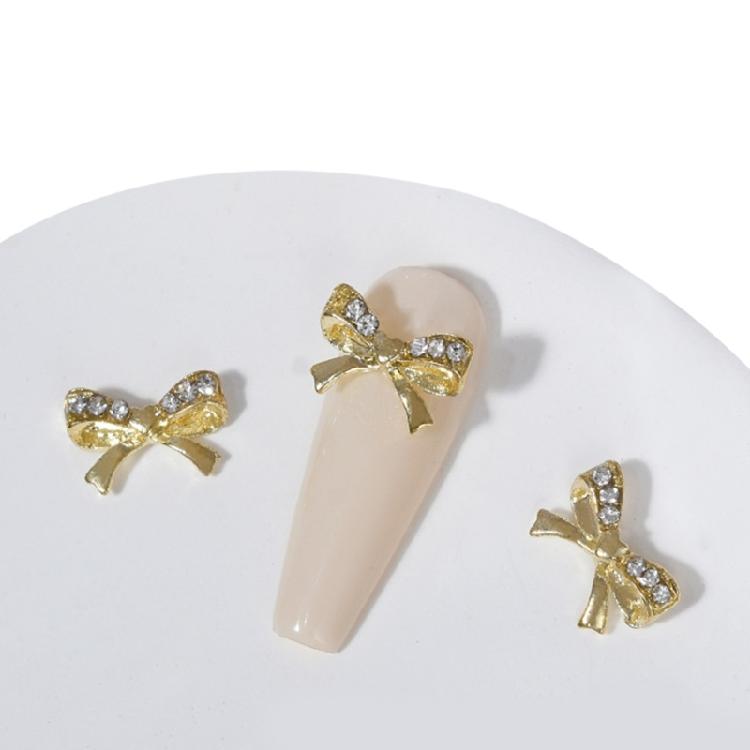 3 шт. Шармы для нейл-арта Кристаллы для ногтей Шармы Бантик Стразы для ногтей Камни для ногтей