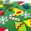Felt Christmas Tree with Turnip Decorations for Children, Artificial Felt Christmas Decorations, Diy